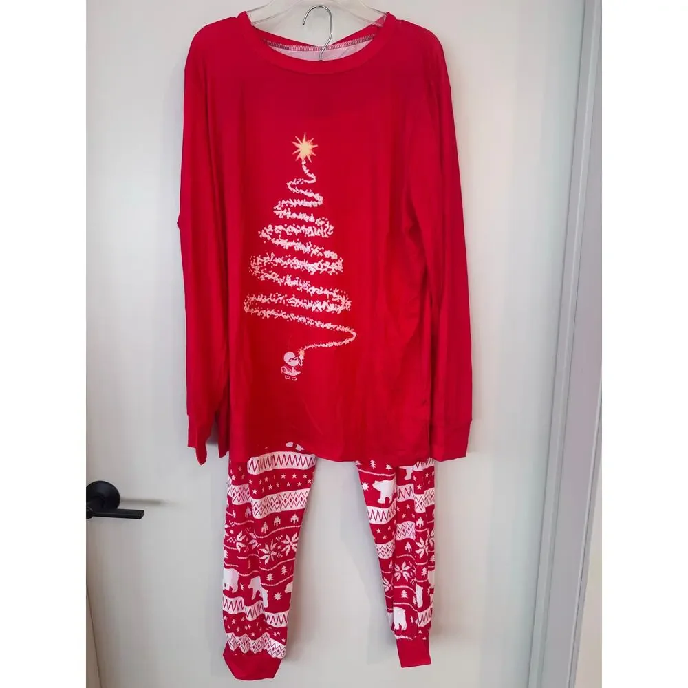 Cupshe Christmas Pajama Set | Men’s Small Women’s Medium NEW